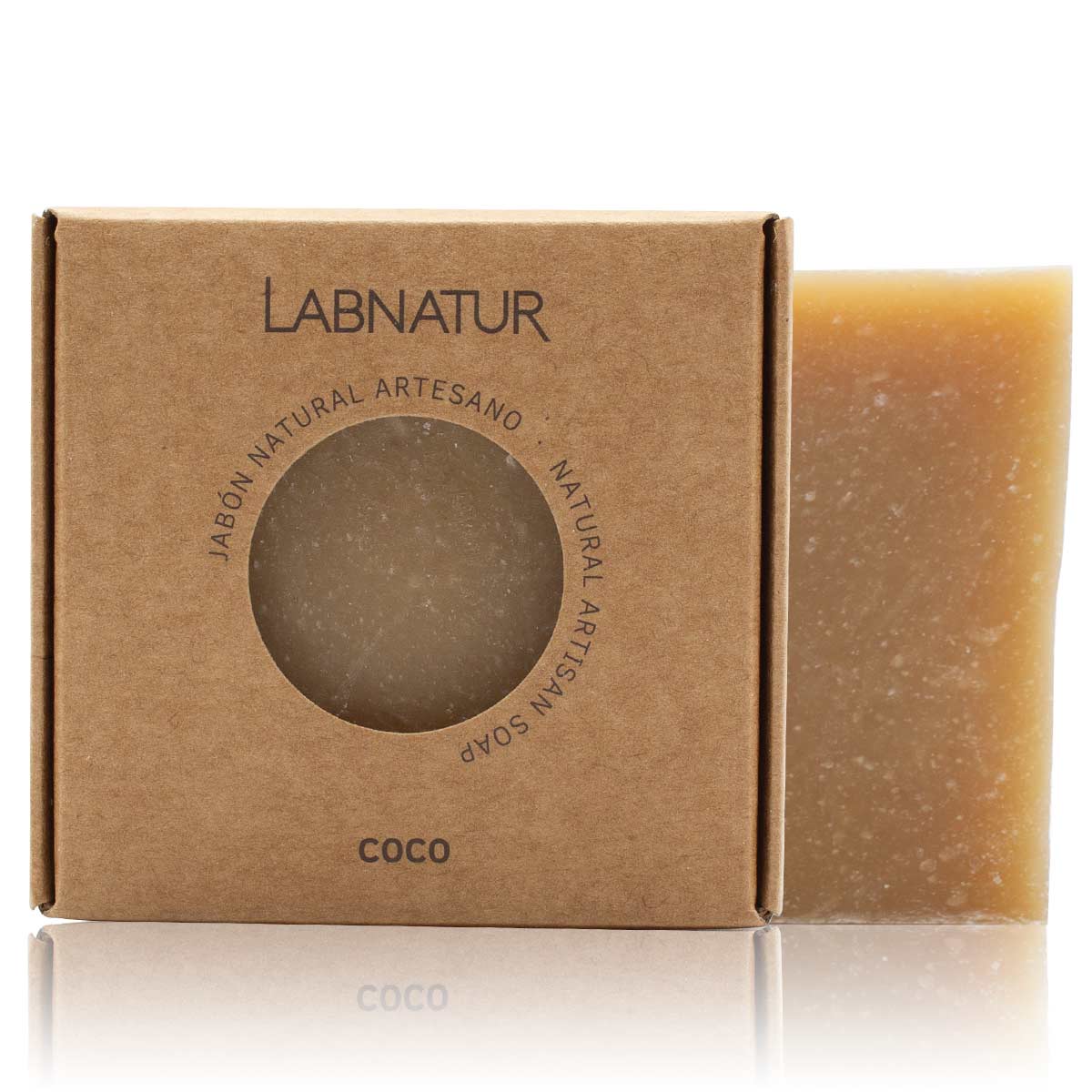 Jabón Natural Artesano Coco Labnatur 100 g | Hidratante | Nutritivo | Piel Seca_0