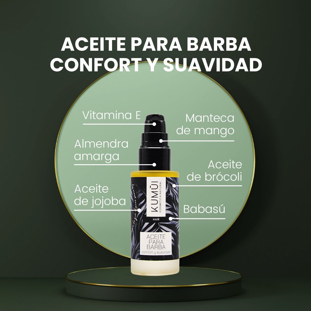 Aceite Para Barba Confort y Suavidad KUMUI 30ml_3