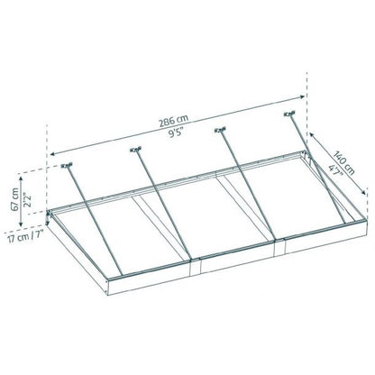 Marquise Sophia XL 140x286 cm opala Canopia
