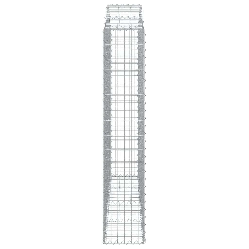 Cestas Gaviones 4 Uds Forma De Arco Hierro 200x30x160/180 Cm_4