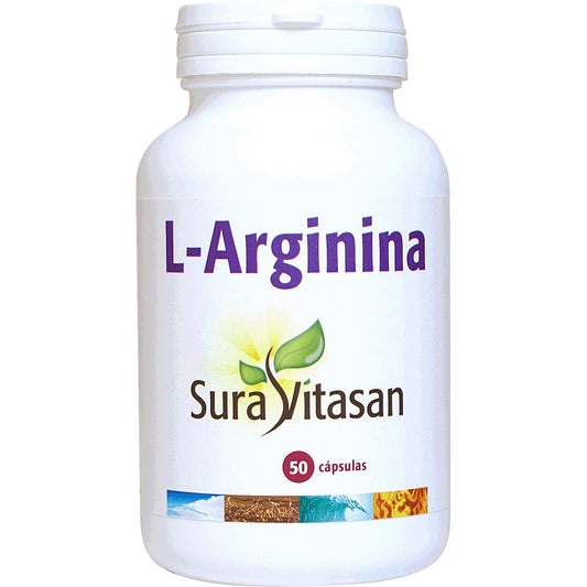 L-Arginina 500 mg 50 cápsulas Sura Vitasan