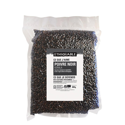 Pimenta preta biológica a granel 800 g