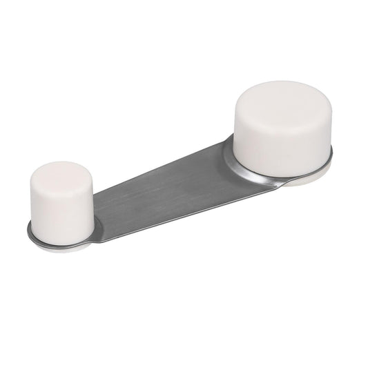 Tope Puerta Adhesivo Con Retenedor Blanco_0