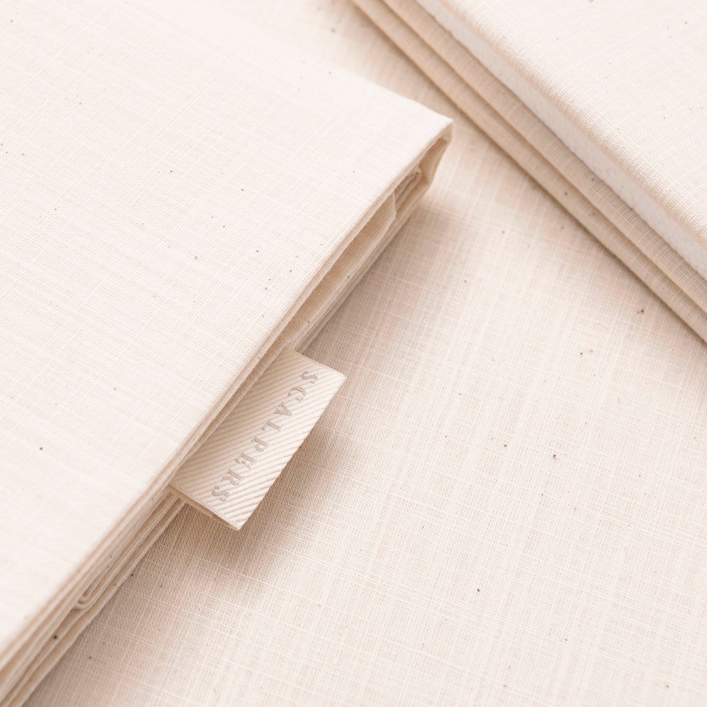 Set Sábanas Ocre (encimera 270x280cm + 2 Fundas De Almohada  50x105cm) 100% Algodón Scalpers Home