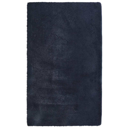 Vidaxl Alfombra De Pelo Largo Navarra Azul Marino 60x100 Cm Poliéster_0