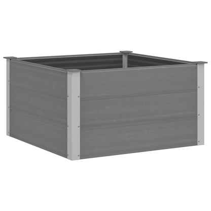 Arriate De Wpc Gris 100x100x54 Cm_0