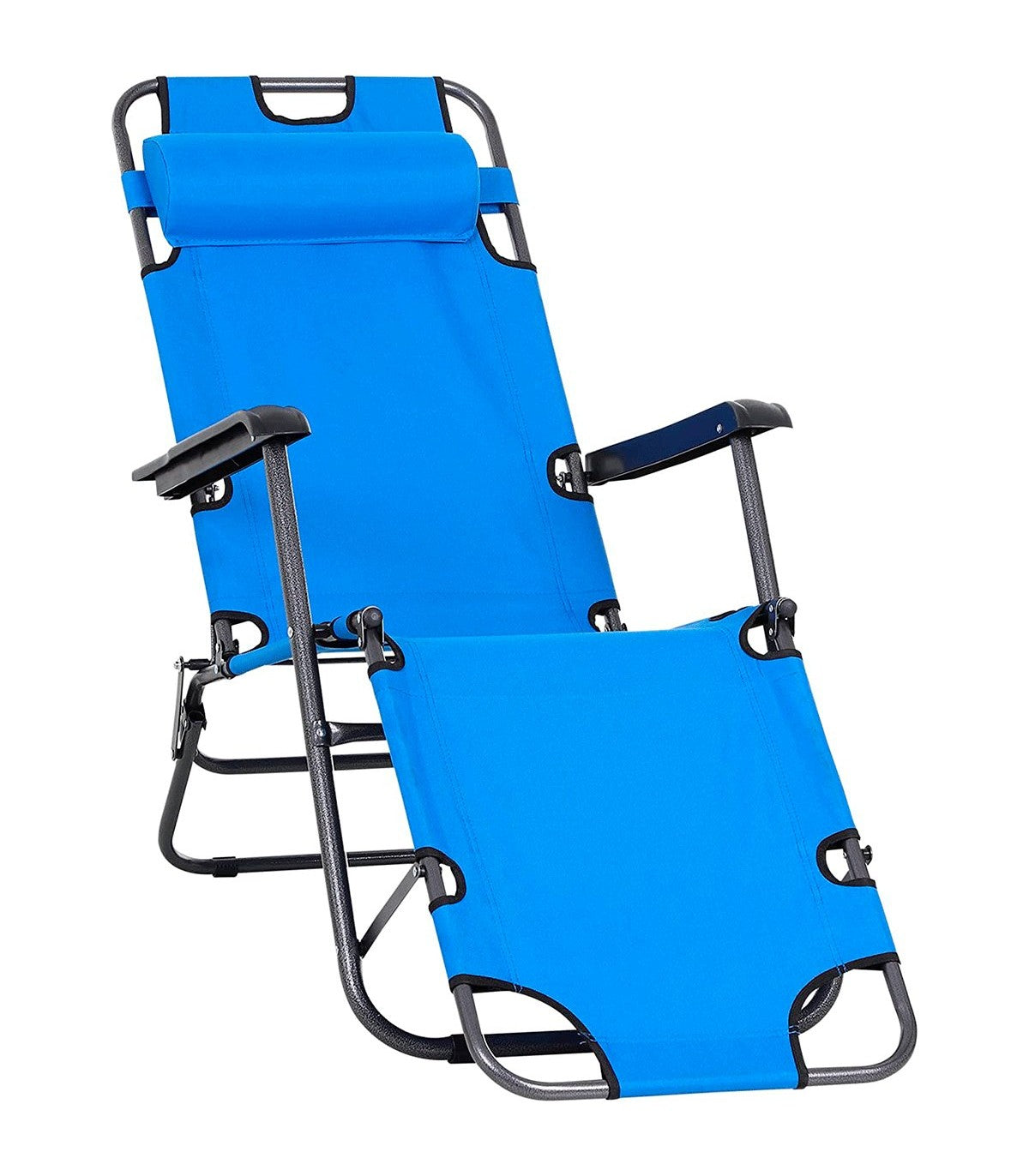 Tumbona Plegable Con Respaldo Reclinable_0