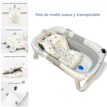 Bathby Cojín De Baño Antideslizante Con Estampado De Estrellas Para Bebés, Cómodo Y Seguro_2