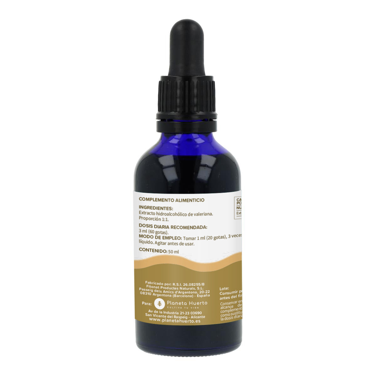 Extrato de Valeriana Planeta Huerto 50 ml.