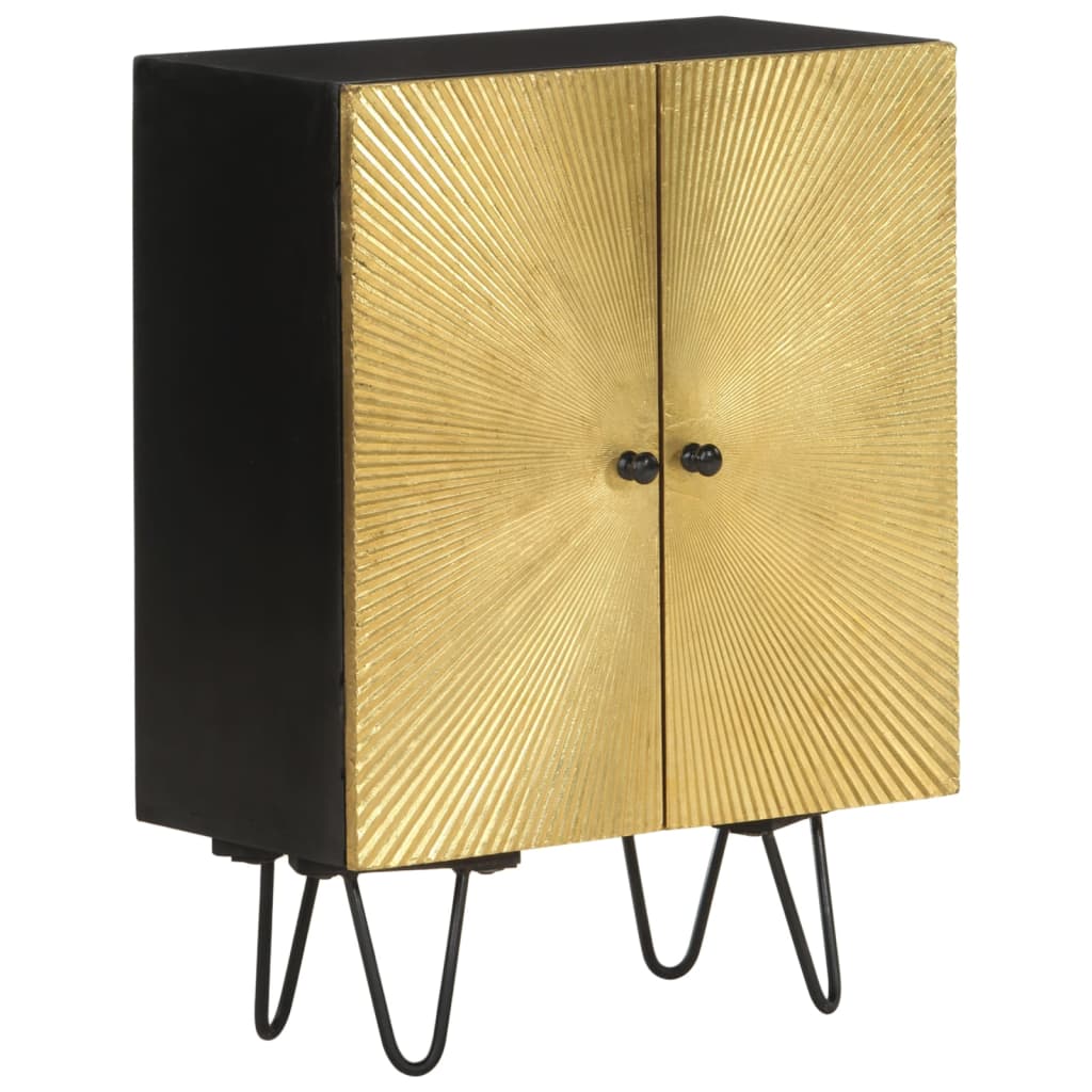 Aparador De Madera Maciza De Mango 55x30x75 Cm_0