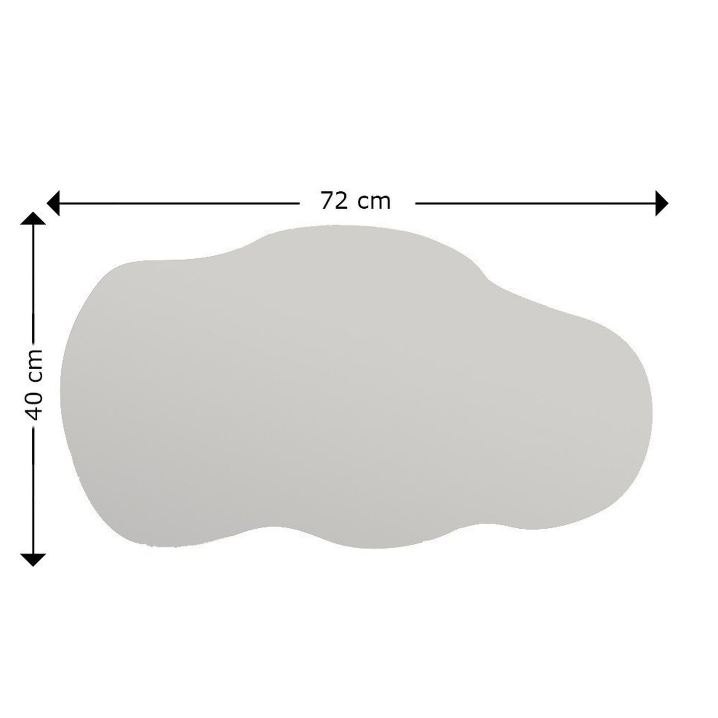 Espejo Decorativo De Baño Asimétrico