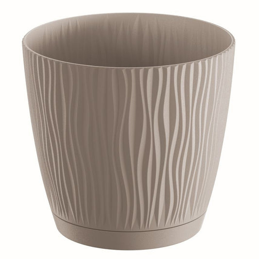 Maceta Sandy P 0,6l., Dimensiones (mm) 108x108x102, Color Mocca_0