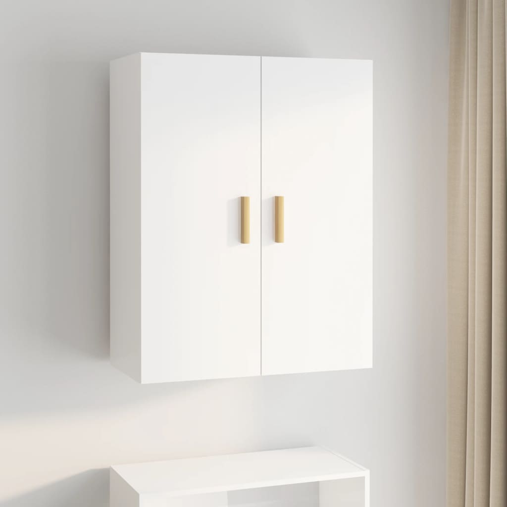 Armario De Pared Colgante Blanco 69,5x34x90 Cm / Vetonek_1