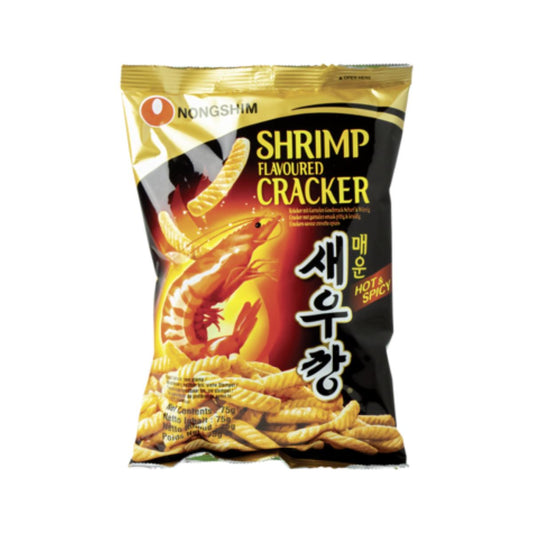 Bolacha, camarão, picante e saboroso Nong Shim 75 g