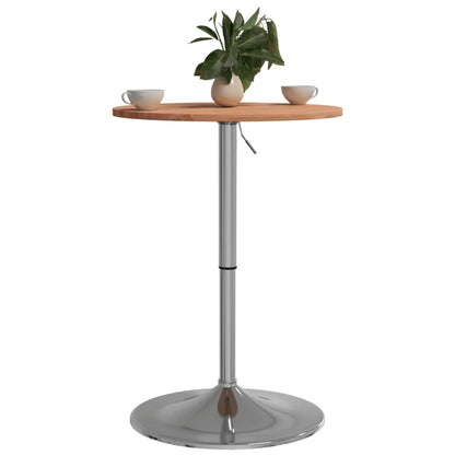 Mesa Alta De Madera Maciza De Haya Ø50x89,5 Cm_2