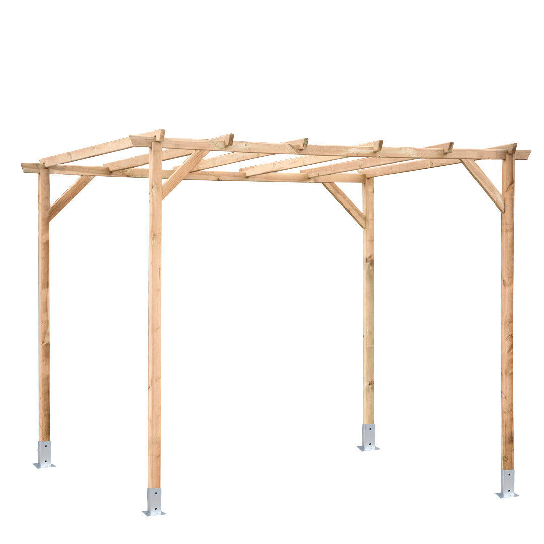 Kit Pérgola 7x7 - Versatilidad Y Estilo Para Tu Espacio Exterior 56 M / Multicolor_1