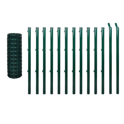Set De Euro Valla Acero Verde 25x0,8 M / Vetonek_0