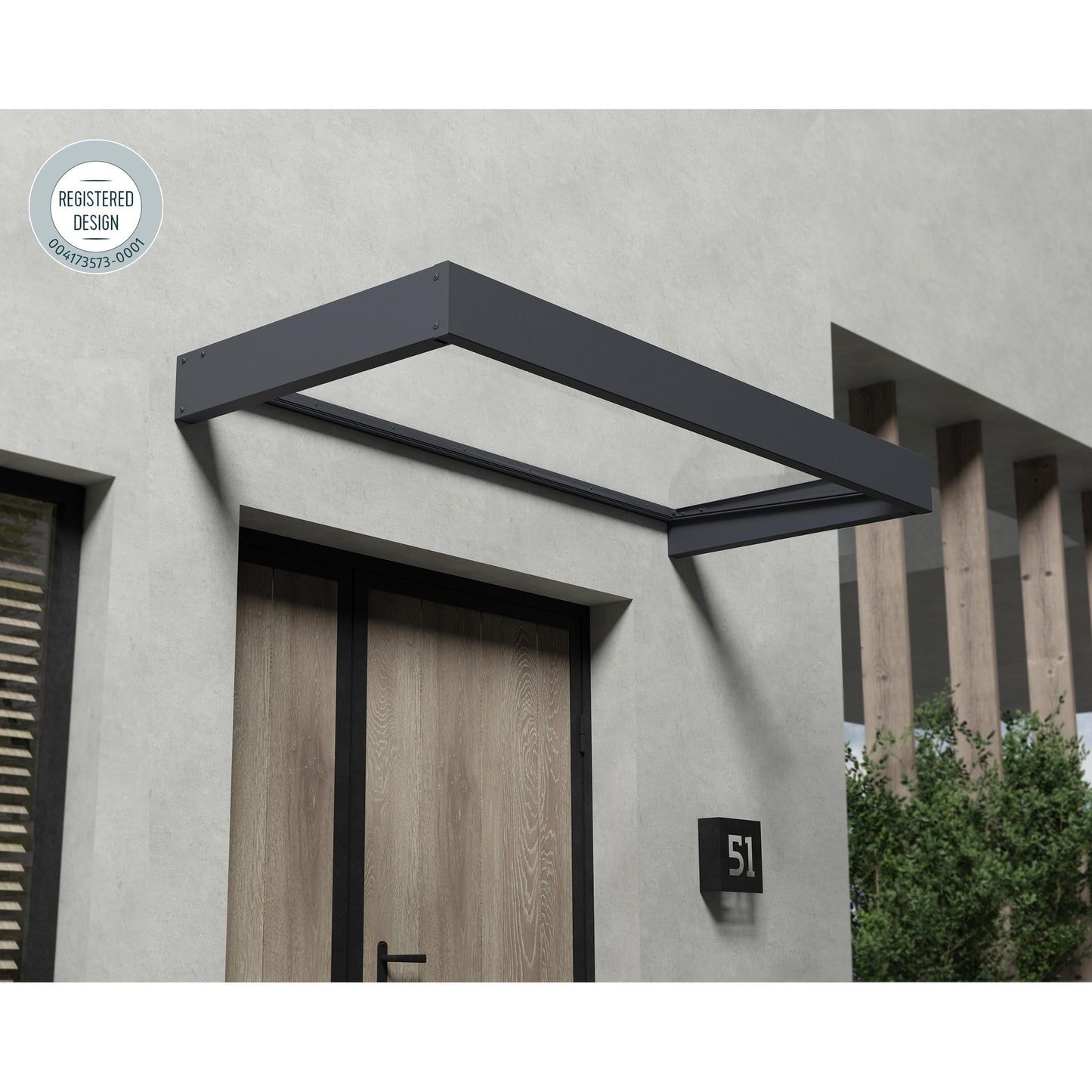 Sophia Door Canopy 95x215 cm Transparente Canopia