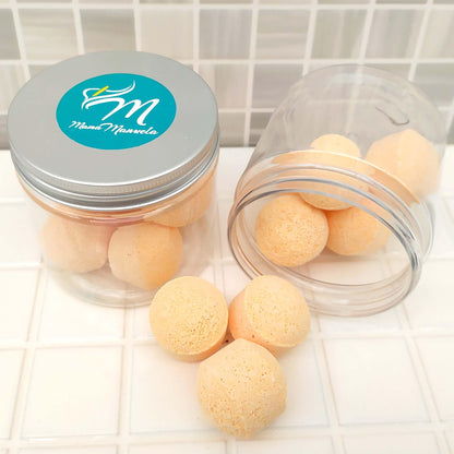 Caja 25 Mini Bombas Efervescentes Para Manicura Y Pedicura - Ablandan Durezas, Uñas Y Cutículas - Aroma Naranja_5
