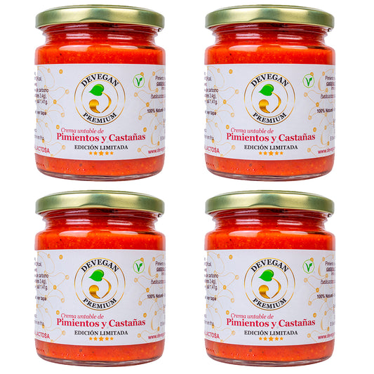 Crema de Pimiento y Castañas. 4 Tarros_0