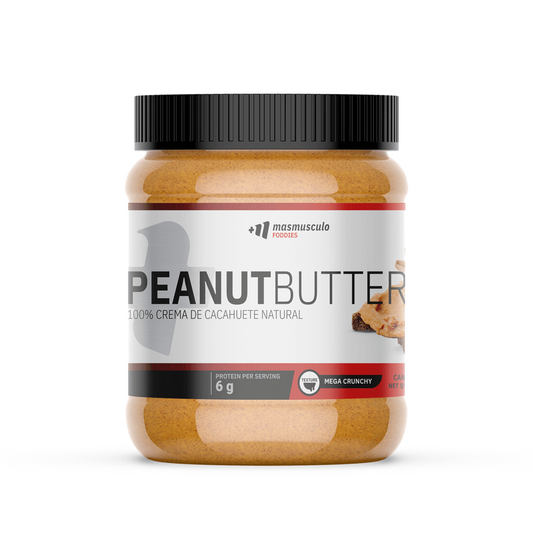Crema De Cacahuete - 400g - Mega Crujiente - Crema Cacahuete - Masmusculo_0