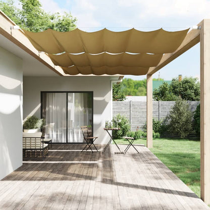 Vidaxl Toldo Vertical Beige 200x270 Cm Tela Oxford_1