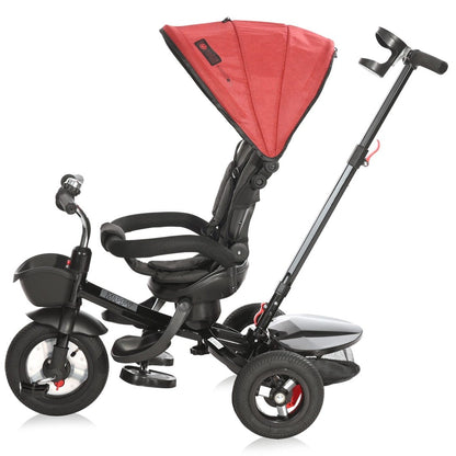 Triciclo Evolutivo Zippy Air Con Asiento Reversible Y Ruedas De Goma Ruby_1