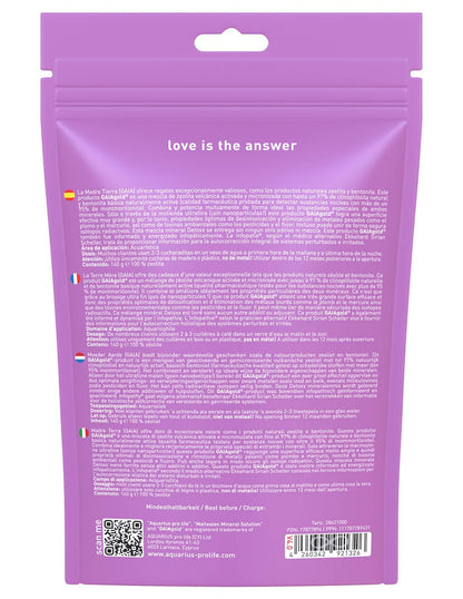 Aquarius Pro Life - Zeolita Pura 140g Polvo Detox