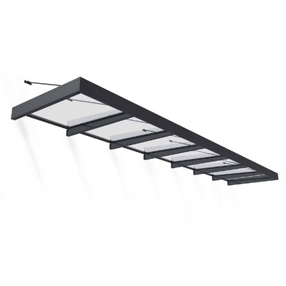 Sophia XL Canopy de porta 140x660 cm Transparente 