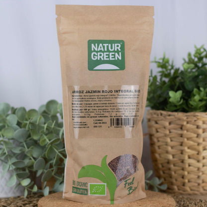 Arroz Jasmim Vermelho Integral Biológico NaturGreen 500 g