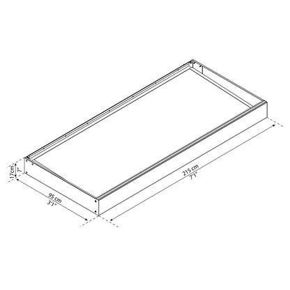 Dossel de porta Sophia 95x215 cm Opal Canopy