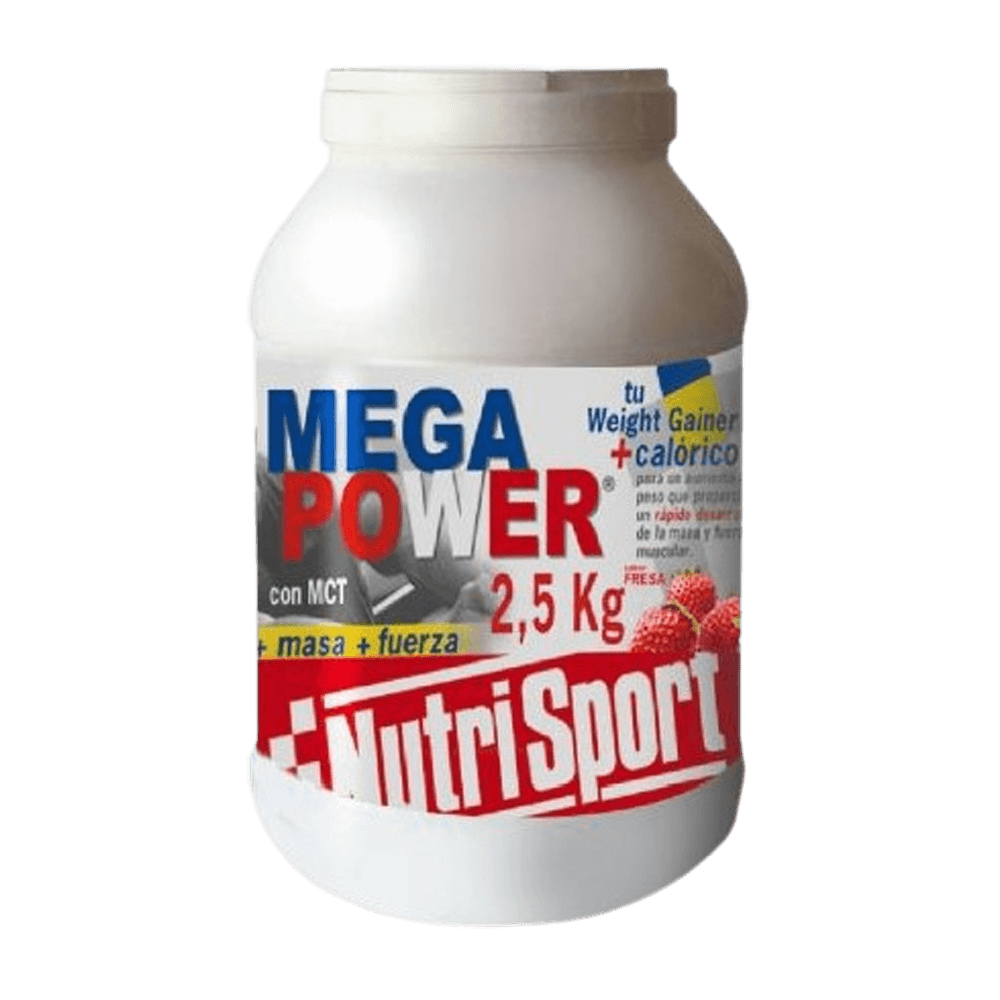 Mega Power - 2.5kg - Fresa - Ganadores De Peso Con Proteína - Nutrisport_0