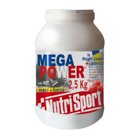Mega Power - 2.5kg - Fresa - Ganadores De Peso Con Proteína - Nutrisport_0