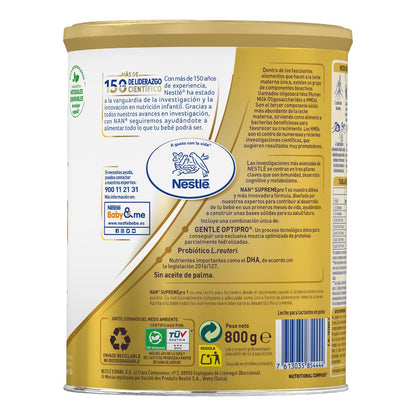 Nan Supremepro 1 Leite inicial desde o primeiro dia Nestlé 800 g