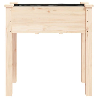 Jardinera Con Forro Interior Madera Maciza De Abeto 71x37x76 Cm_3
