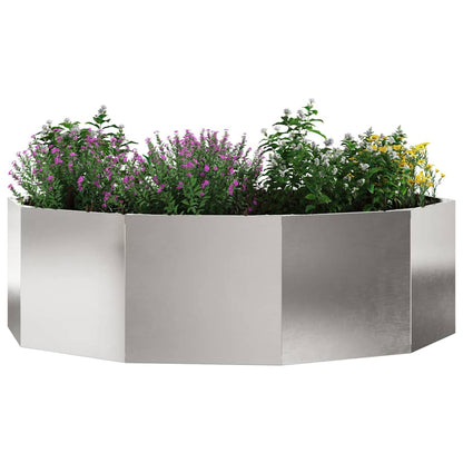 Jardinera Plateado 120 X 120 X 35 Cm Acero Inoxidable_2