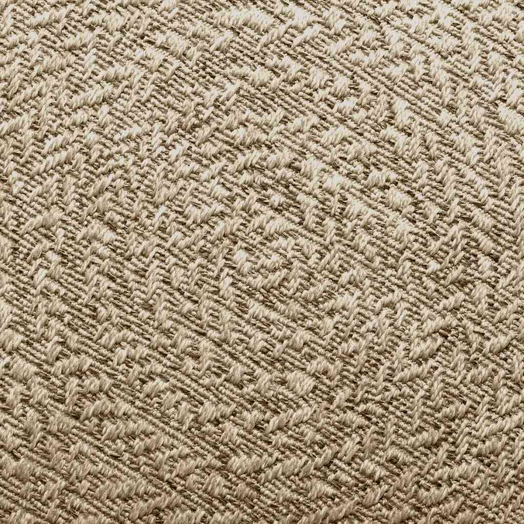 Vidaxl Alfombra Zizur Aspecto Yute Interior/exterior Beige Ø 90 Cm_3