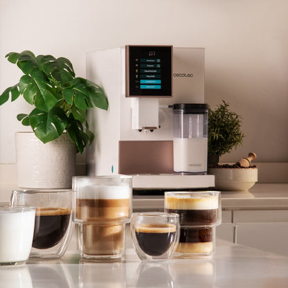 Cafetera Superautomática Compacta Con Tanque De Leche Cremmaet Compactccino White Rose. 1350w, 19 Bares Y Sistema Thermoblock, Depósito De 150gr De_0