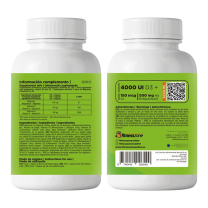Ultimate Formula Vitamin D3 & K2 + Magnesium 120 Caps_1
