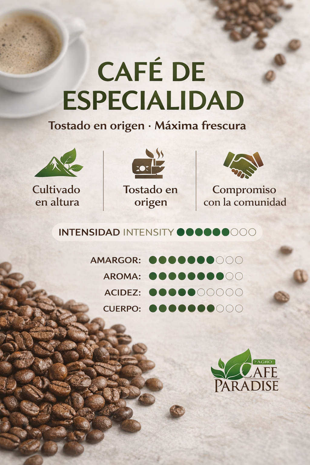 Café De Especialidad  –  84,2 SCA Colombia –  Grano 250g  – 100% Arábica - Origen Único_2
