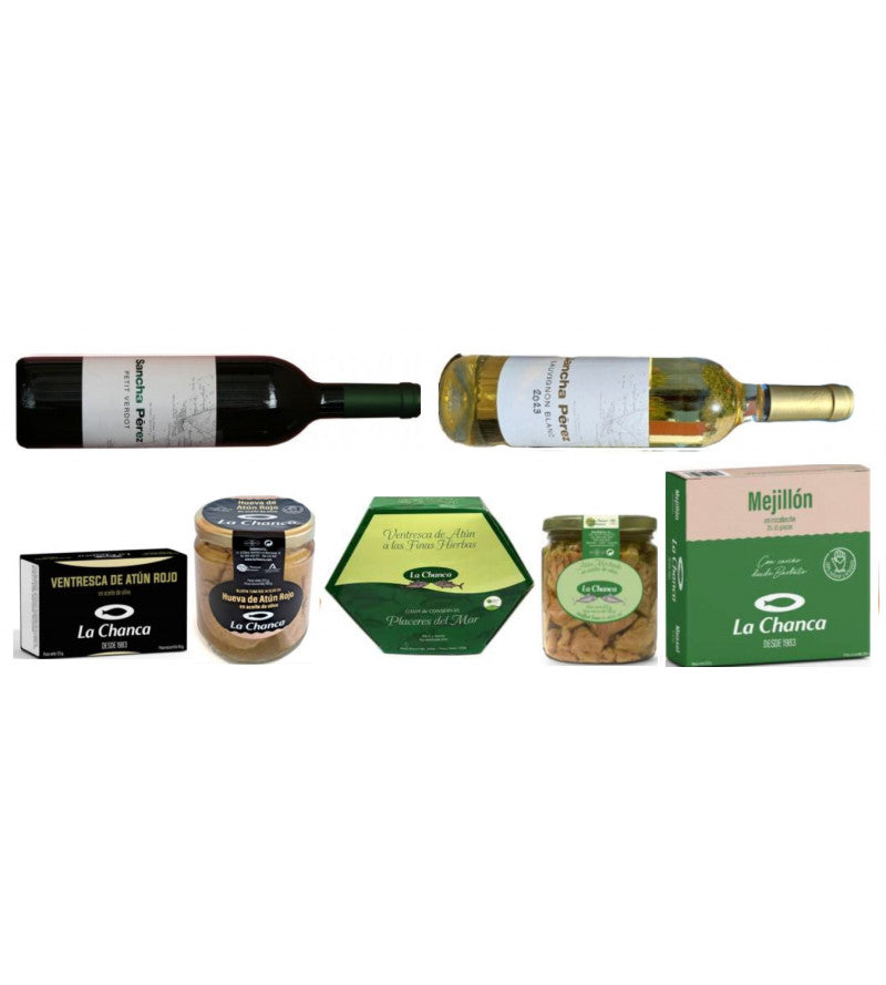 Estuche Degustación Gourmet 1.  Entre Atún De Barbate y Vinos de Conil_2