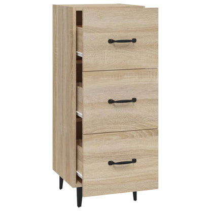Aparador Madera Contrachapada Color Roble Sonoma 34,5x34x90 Cm / Vetonek_2