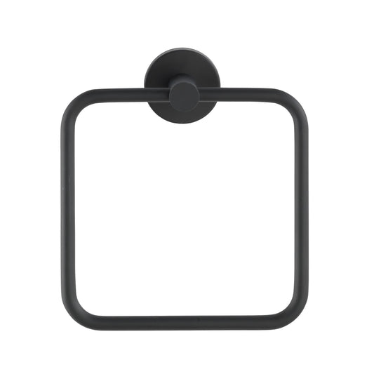 Suporte para toalhas Bosio em aço inoxidável, preto mate Wenko