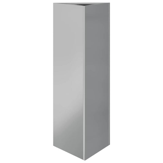Jardinera Triangular Acero Galvanizado 30x26x75 Cm_0