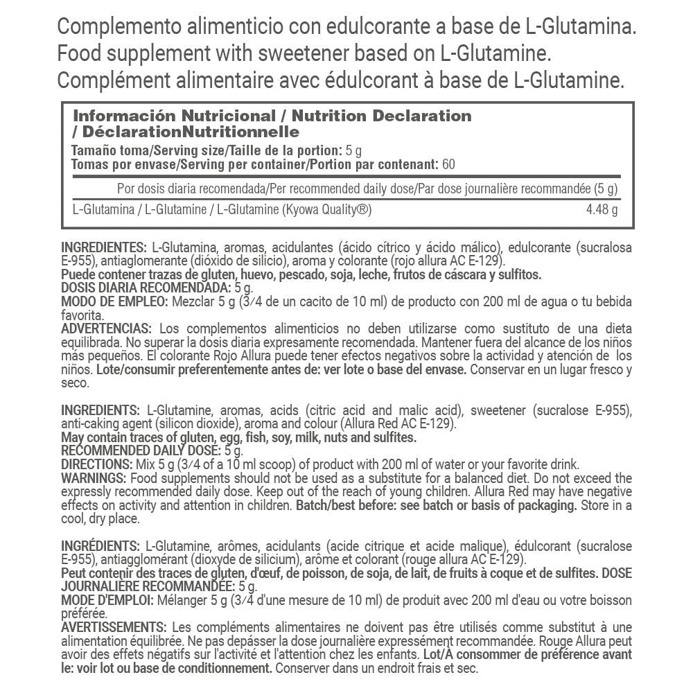 Glutamina Kyowa® - 300g - Dracula Cherry - Ayuda A Reparar Las Células Desp - Masmusculo_4