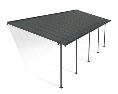 Pérgola anexa Capri 299x980 cm cinzento Canopia da Palram 
