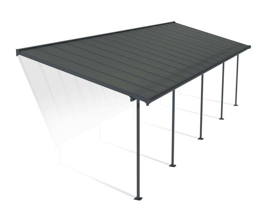 Pérgola anexa Capri 299x980 cm cinzento Canopia da Palram 