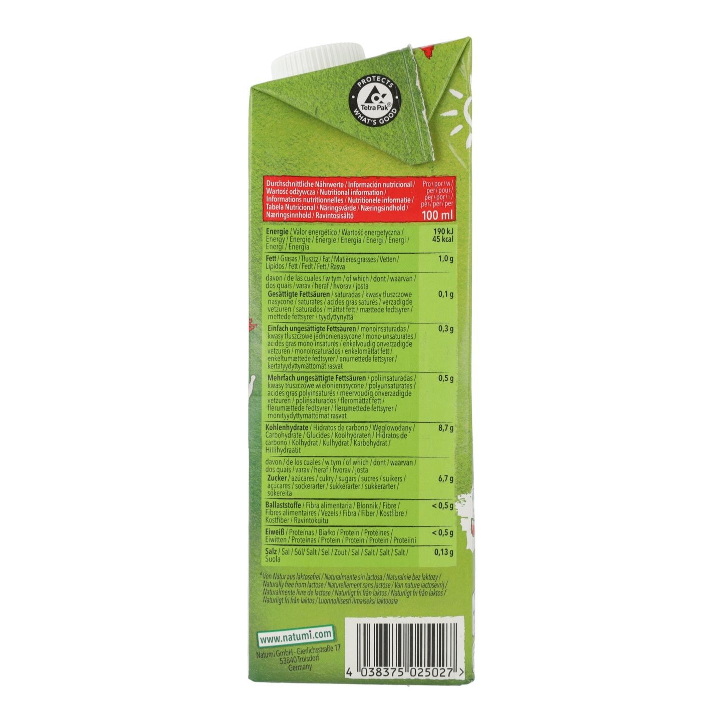 Pacote de bebida de espelta Natumi BIO 12L