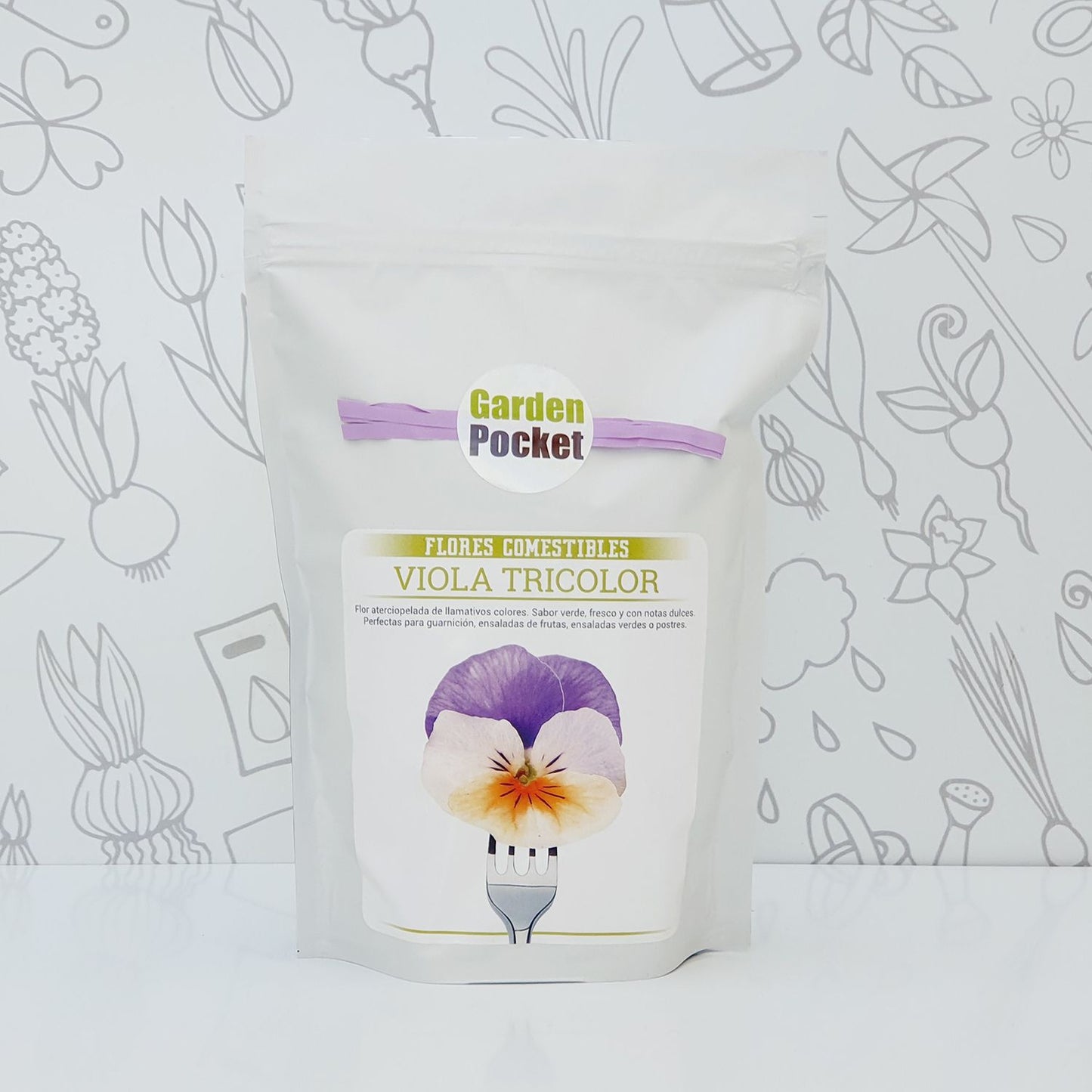 Kit Jardim de Flores Comestíveis: Amores-perfeitos
