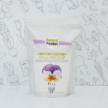 Kit Jardim de Flores Comestíveis: Amores-perfeitos